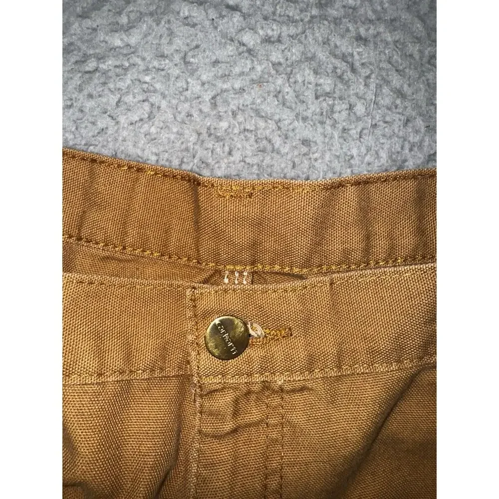 Carhartt Carpenter Pants Men 38x36 Dungaree Fit Thrashed‎ Destroyed 38x33